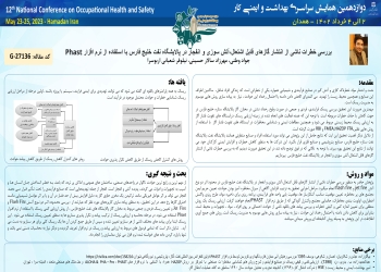 Investigation of hazards due to flammable gas emissions, fires and explosions in the Persian Gulf oil refinery using Phast software
