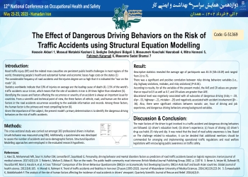 The Effect of Dangerous Driving Behaviour s on the Risk of Traffic Accidents using  Structural Equation Modelling